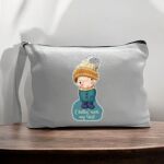 Canvas Pouch with Handle and Zipper Thumbnail