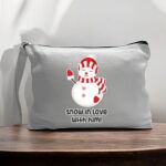 Canvas Pouch with Handle and Zipper Thumbnail