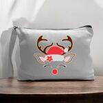 Canvas Pouch with Handle and Zipper Thumbnail