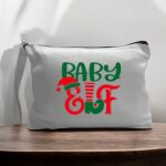 Canvas Pouch with Handle and Zipper Thumbnail