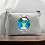 Canvas Pouch with Handle and Zipper Thumbnail