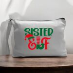 Canvas Pouch with Handle and Zipper Thumbnail