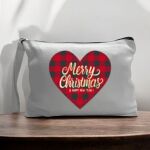 Canvas Pouch with Handle and Zipper Thumbnail