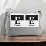 Canvas Pouch with Handle and Zipper Thumbnail