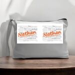Canvas Pouch with Handle and Zipper Thumbnail