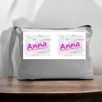 Canvas Pouch with Handle and Zipper Thumbnail