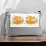Canvas Pouch with Handle and Zipper Thumbnail