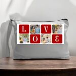 Canvas Pouch with Handle and Zipper Thumbnail