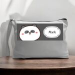 Canvas Pouch with Handle and Zipper Thumbnail