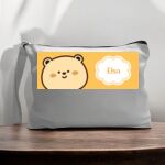 Canvas Pouch with Handle and Zipper Thumbnail