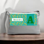 Canvas Pouch with Handle and Zipper Thumbnail