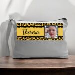 Canvas Pouch with Handle and Zipper Thumbnail