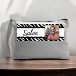 Canvas Pouch with Handle and Zipper Thumbnail