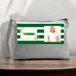 Canvas Pouch with Handle and Zipper Thumbnail