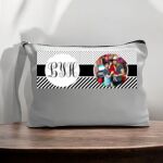 Canvas Pouch with Handle and Zipper Thumbnail