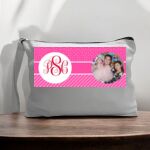 Canvas Pouch with Handle and Zipper Thumbnail