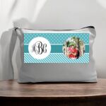 Canvas Pouch with Handle and Zipper Thumbnail