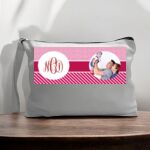 Canvas Pouch with Handle and Zipper Thumbnail