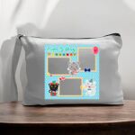 Canvas Pouch with Handle and Zipper Thumbnail