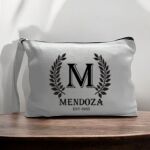 Canvas Pouch with Handle and Zipper Thumbnail