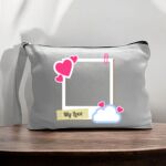 Canvas Pouch with Handle and Zipper Thumbnail