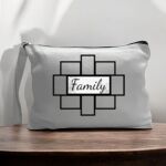 Canvas Pouch with Handle and Zipper Thumbnail