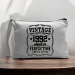 Canvas Pouch with Handle and Zipper Thumbnail