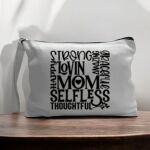 Canvas Pouch with Handle and Zipper Thumbnail