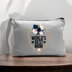 Canvas Pouch with Handle and Zipper Thumbnail