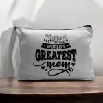 Canvas Pouch with Handle and Zipper Thumbnail