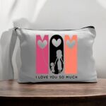 Canvas Pouch with Handle and Zipper Thumbnail