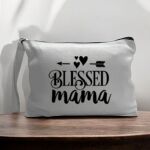 Canvas Pouch with Handle and Zipper Thumbnail