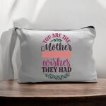 Canvas Pouch with Handle and Zipper Thumbnail