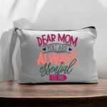 Canvas Pouch with Handle and Zipper Thumbnail