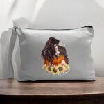 Canvas Pouch with Handle and Zipper Thumbnail