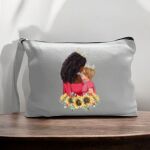 Canvas Pouch with Handle and Zipper Thumbnail
