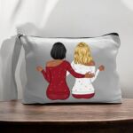 Canvas Pouch with Handle and Zipper Thumbnail