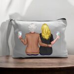 Canvas Pouch with Handle and Zipper Thumbnail