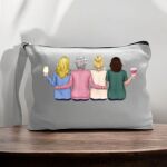 Canvas Pouch with Handle and Zipper Thumbnail