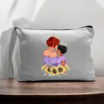 Canvas Pouch with Handle and Zipper Thumbnail