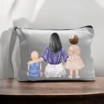 Canvas Pouch with Handle and Zipper Thumbnail