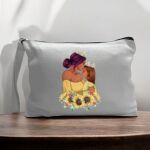 Canvas Pouch with Handle and Zipper Thumbnail