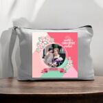 Canvas Pouch with Handle and Zipper Thumbnail