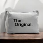Canvas Pouch with Handle and Zipper Thumbnail