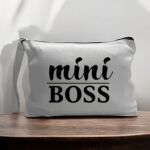 Canvas Pouch with Handle and Zipper Thumbnail