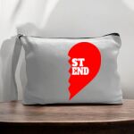 Canvas Pouch with Handle and Zipper Thumbnail