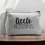 Canvas Pouch with Handle and Zipper Thumbnail