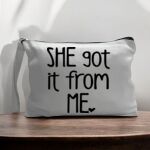 Canvas Pouch with Handle and Zipper Thumbnail