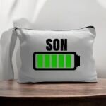 Canvas Pouch with Handle and Zipper Thumbnail
