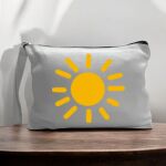 Canvas Pouch with Handle and Zipper Thumbnail